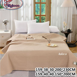 Покрывало Koloco стеганное 159-40 ФИСТАШКОВЫЙ