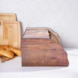 Хлебница деревянная Доляна «Ржаное поле», 38.3×28×17.3 см