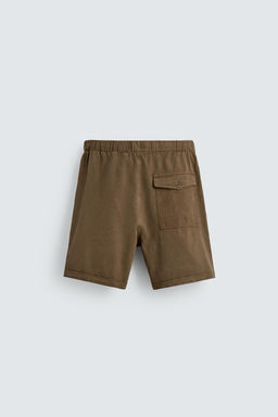 LYOCELL-COTTON RELAXED FIT BERMUDA SHORTS - Zara фото 8