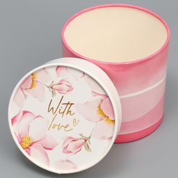 Набор шляпных коробок 2 в 1 With love, 13 х 13, 16 х 16 см - Дарите счастье фото 7