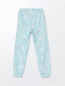 Beli Lastikli Bask?l? K?z ?ocuk Pijama Alt - Waikiki фото 3