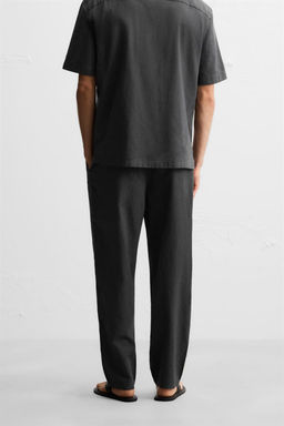 COTTON/LINEN TROUSERS - Zara фото 4