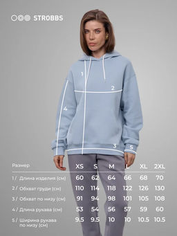 T3395-5 худи женское - Strobbs фото 7
