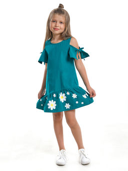 Платье летнее подростковое UD 4602 изумрудный