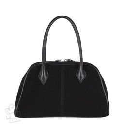 Сумка женская кожаная 88018AA black Polina&Eiterou  в Новосибирске