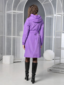 25133 Плащ сиреневый - Dizzyway фото 3