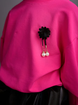 Т136/2-Ф Свитшот Корсет ЦВЕТ: ФУКСИЯ