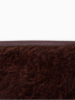 Ковер с ворсом «Этель», 50×80 см, коричневый