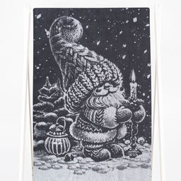 Полотенце махровое 6с102.413ж1 Рождественской ночью (графит5) 81х160см