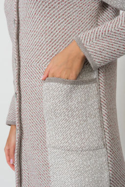 ЗЛАТА Кардиган С 2066/кофейный микс