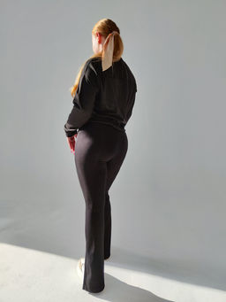 Брюки женские с разрезом