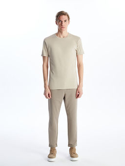 Bisiklet Yaka Penye Erkek Ti??rt