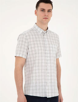 Ye_il Regular Fit K_sa Kollu G_mlek