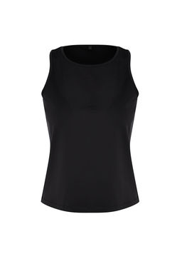 Siyah More Sustainable S?rt Detayl? Esnek Orme Bluz TWOSS24BZ00439 - Trendyolmilla фото 7