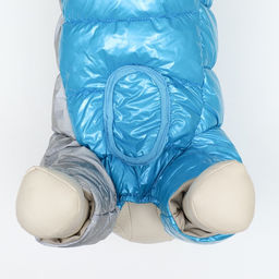 Комбинезон Ультра светоотражающий, размер 12 (ДС 24 см, ОГ 38 см, ОШ 27 см), голубой - Simaland фото 5