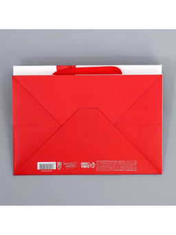 Цена за 2 шт. Пакет подарочный с широким дном, упаковка, «Подарок», 20×14×13 см