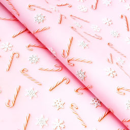 Цена за 10 шт. Бумага упаковочная новогодняя Восхитительного Нового года 2025, глянец, двусторонняя, 70?100 см - UPAK LAND фото 4