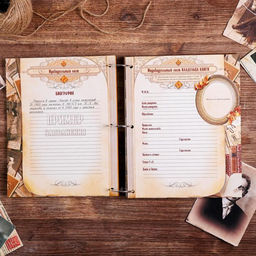 Родословная книга «Перо», 66 листов, 20 х 25 см.