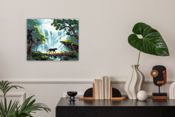 ФРЕЯ PNB/PL-341 Набор для раскрашивания по номерам 50 х 40 см Рассвет в джунглях