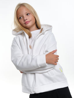 Толстовка на молнии с начесом для девочки UD 8017 касар - Mini maxi фото 3