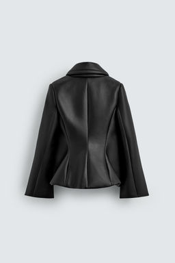 FITTED LEATHER EFFECT BLAZER HARRY LAMBERT FOR ZARA X DISNEY  фото 3