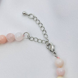 Бусы из розового Опала