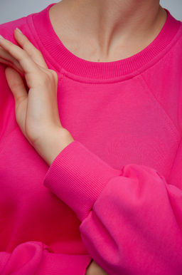 Арт. 15110/2 Свитшот женский укороченный one size (42-50) Цвет:фуксия - Калинка фото 9