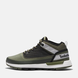 Мужские кроссовки для активного отдыха Timberland Field Trekker Mid Fabric зеленые  фото 8
