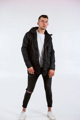 Парка мужская Мембрана черный