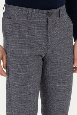 Мужские темно-синие брюки из плотной ткани - U.s. polo assn фото 6