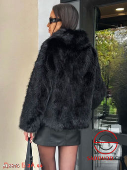 Шуба женская из искусственного меха