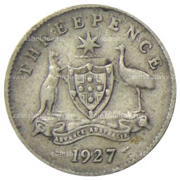 3 пенса 1927 года Австралия