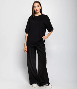 Футболка #КТ67-3, чёрный