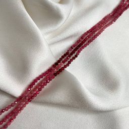 Бусины для украшений из розового Турмалина огранка