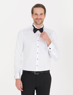 Beyaz Slim Fit Smokin G_mlek