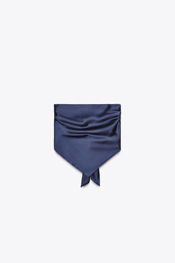 SATIN HALTER TOP - Zara фото 23