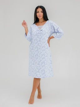 Сорочка ночная арт. С-1 Голубая - Милана фото 5