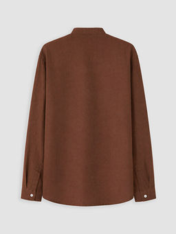 Keten Kar???ml? Erkek ?ocuk G?mlek - Waikiki фото 3