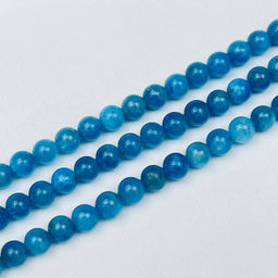 Бусины для украшений из Апатита (65 бусин) 39 см