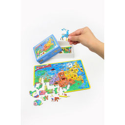 Пазл деревянный «Карта России», 73 детали