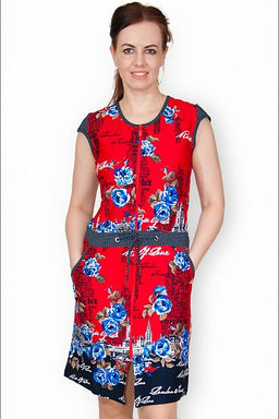 Халат женский на молнии (200-2)