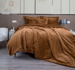 Покрывало декоративное Rabbit (охра) 220х240 - Kazanov.a. фото 2