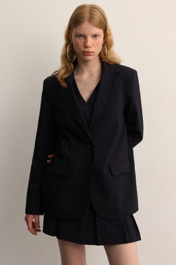 Жакет с маленькими пуговицами в полоску - Mollis фото 3