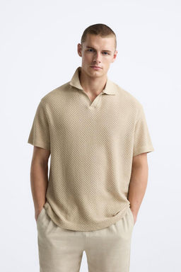 TEXTURED POLO SHIRT - Zara фото 10