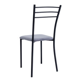 Стул для кухни «Хлоя», цвет чёрный/ велюр графит