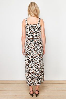 TRENDYOLMILLA K?rm?z? Cicekli Viskon Maxi Dokuma Elbise TWOSS24EL00613  фото 18