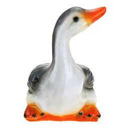 Скульптура-фигура для сада гипсовая "Гусь малый" 20х29см (Россия)
