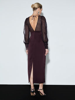 Платье с декоративным рукавом PL1465/gorlin - Emka фото 5