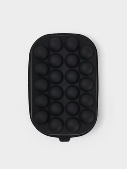 Форма для льда "Шарики", 22 ячейки , 21х14х3,5 см, цвет черный