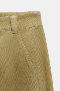 BARREL CORDUROY TROUSERS - Zara фото 20